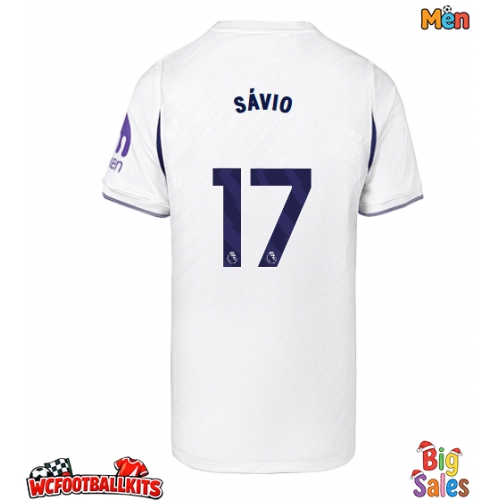 Tottenham Hotspur Savio #17 Replica Home Stadium Shirt 2026-27 Short Sleeve
